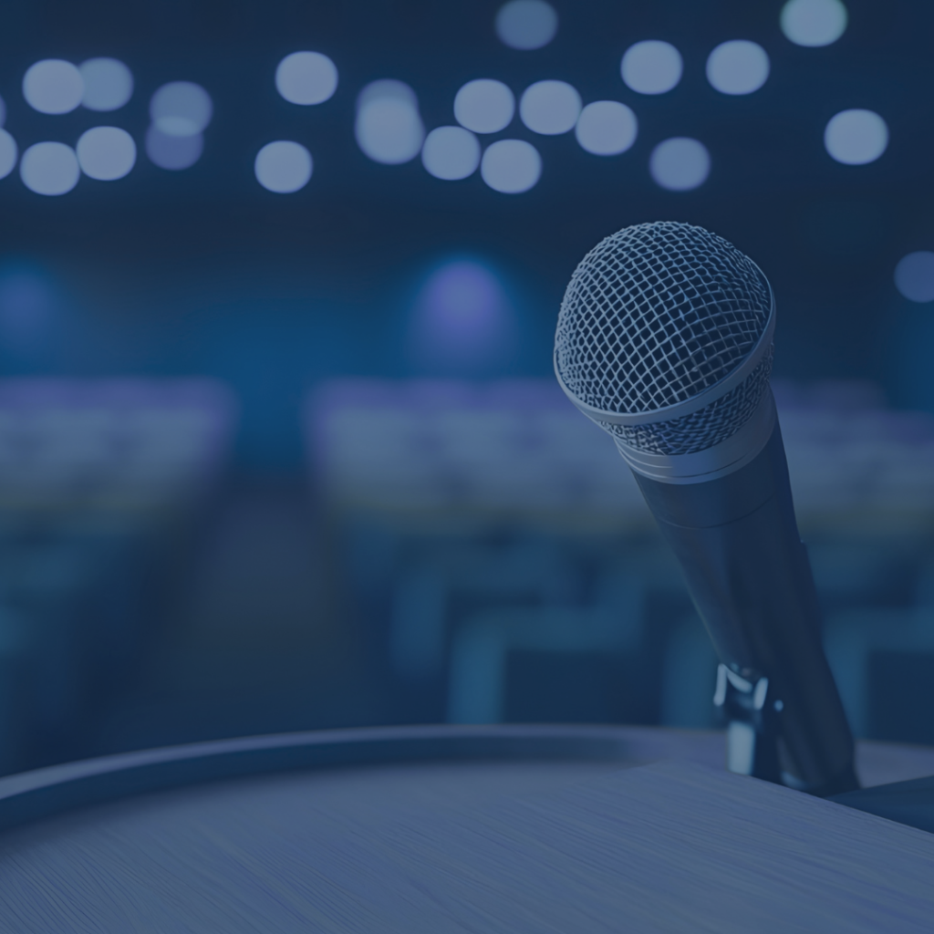 microphone at podium